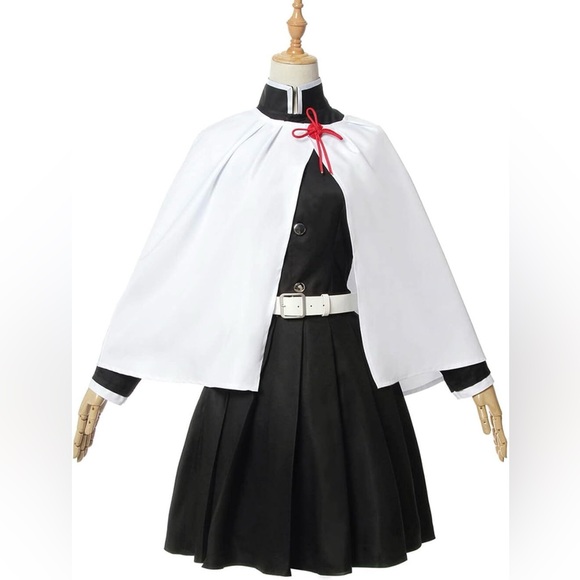 Kids DEMON SLAYER Kanao Tsuyuri Swordswoman Costume Anime Sz 110 US 4T 4/5 NWT - Picture 13 of 16